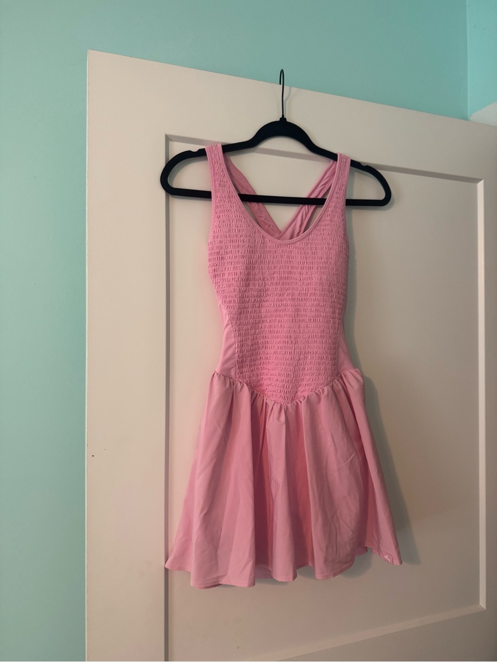 JoyLab Light Pink Smocked Tank Dress